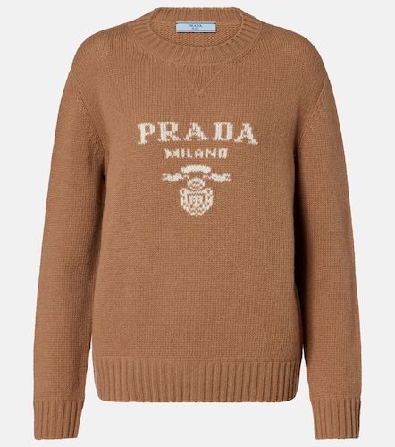 Jersey de lana y cachemir con logo - Prada - Modalova