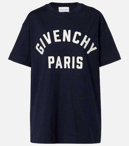 Camiseta Paris de jersey de algodón con logo - Givenchy - Modalova