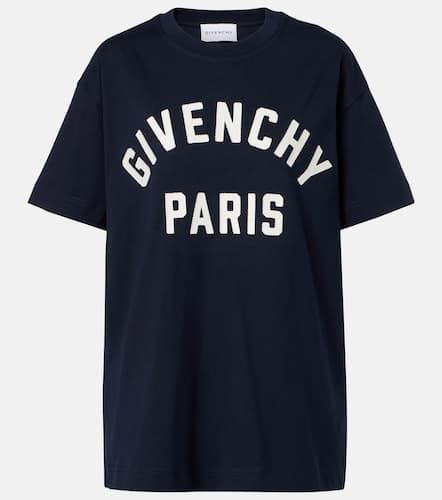 T-shirt Paris en coton à logo - Givenchy - Modalova