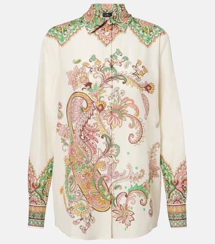 Etro Printed cotton and silk shirt - Etro - Modalova