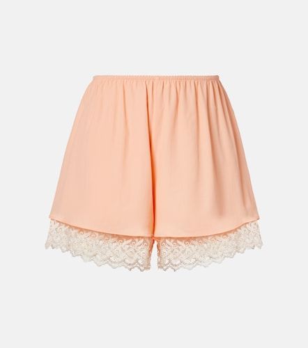 Shorts de satén con encaje - Simone Rocha - Modalova