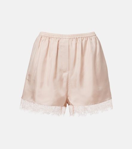 Róhe Shorts in seta con pizzo - Rohe - Modalova
