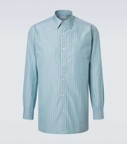 Camicia in popeline di cotone a righe - Charvet - Modalova