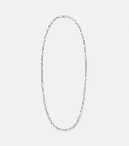 Collar tenis Bold Burst de oro blanco de 18 ct con diamantes - Suzanne Kalan - Modalova
