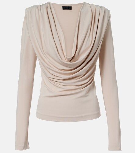 Wardrobe.NYC Top de jersey drapeado - Wardrobe.NYC - Modalova