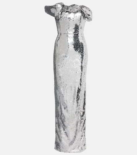 Tamzin sequined one-shoulder gown - Rachel Gilbert - Modalova