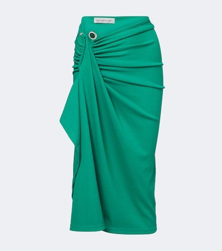 Crystal Pendant jersey midi skirt - Christopher Esber - Modalova