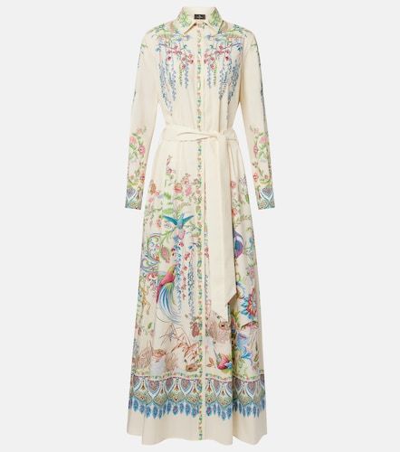 Vestido camisero de algodón estampado - Etro - Modalova