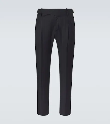 Chalk stripe virgin wool slim pants - Dolce&Gabbana - Modalova