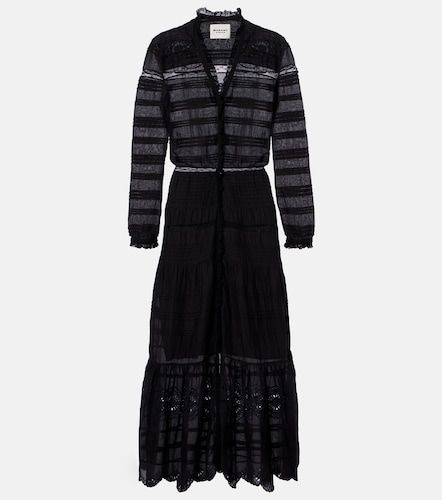 Vestido midi Daniva de algodón con encaje - Marant Etoile - Modalova