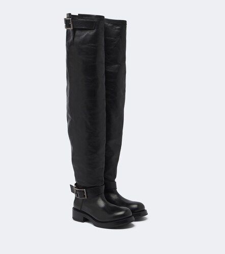 Botas mosqueteras de piel - Balenciaga - Modalova