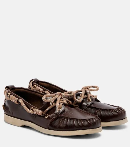 Cruise leather boat shoes - Golden Goose - Modalova