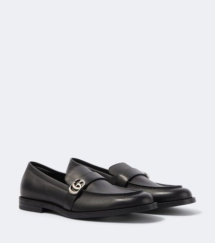 Gucci Double G leather loafers - Gucci - Modalova