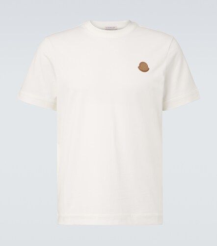 Camiseta de jersey de algodón con piel - Moncler - Modalova