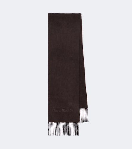 Fringed alpaca and wool scarf - Acne Studios - Modalova