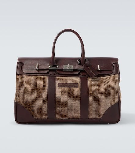 Weekender mit Leder - Brunello Cucinelli - Modalova