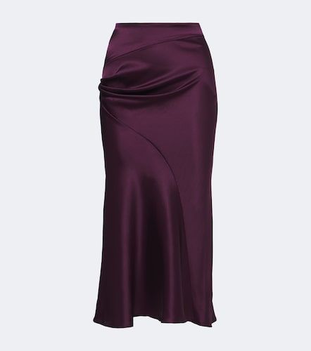 Gonna lunga in misto seta - Nina Ricci - Modalova