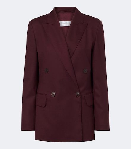 Double-breasted wool-blend blazer - Max Mara - Modalova