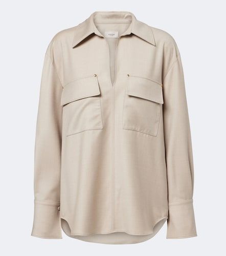 Agnona Embellished wool shirt - Agnona - Modalova