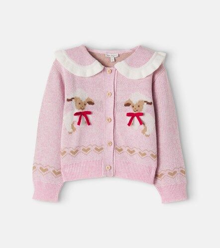 Cárdigan Laurel en jacquard con lazo - Bebe Organic - Modalova