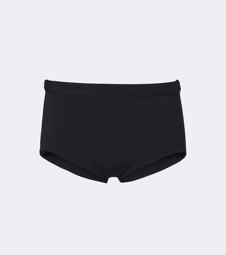 Fendi Logo knitted micro shorts - Fendi - Modalova