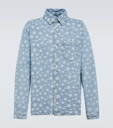 Sobrecamisa en denim con jacquard - ERL - Modalova