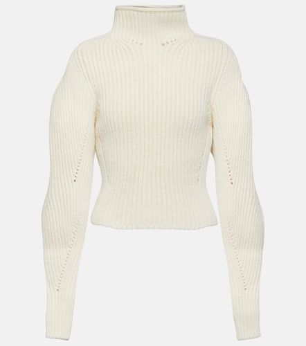 Ribbed-knit wool-blend sweater - Alaia - Modalova