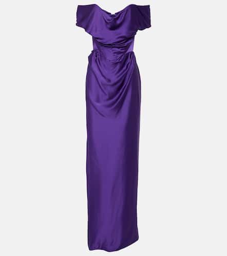 Vestido de fiesta sin hombros satén - Vivienne Westwood - Modalova