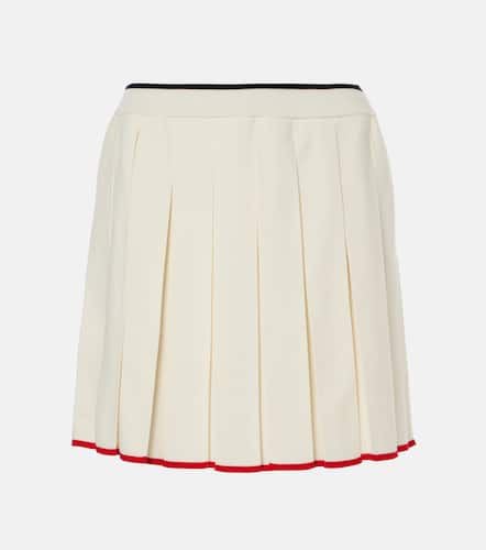 Pleated wool-blend miniskirt - Thom Browne - Modalova