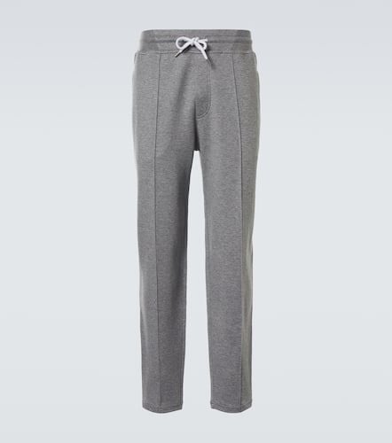 Cotton-blend sweatpants - Brunello Cucinelli - Modalova