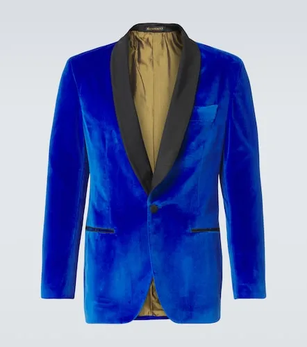 Blazer de terciopelo de algodón - Rubinacci - Modalova