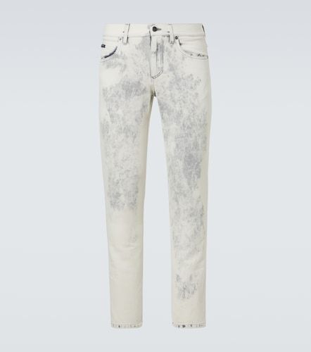 Jeans rectos estampados - Dolce&Gabbana - Modalova