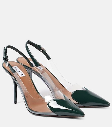 Alaïa Pumps slingback Le Cœur 90 in vernice e PU - Alaia - Modalova