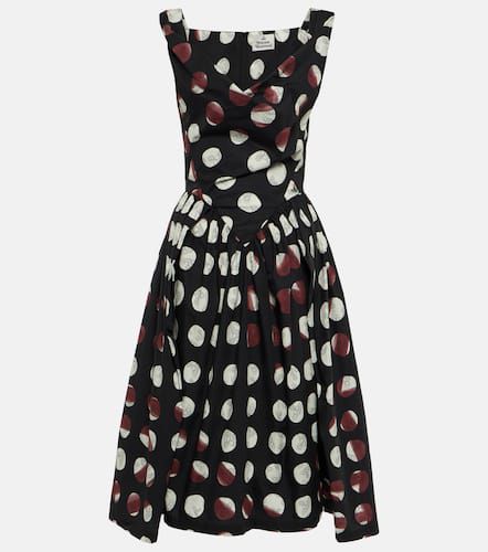 Sunday printed cotton midi dress - Vivienne Westwood - Modalova