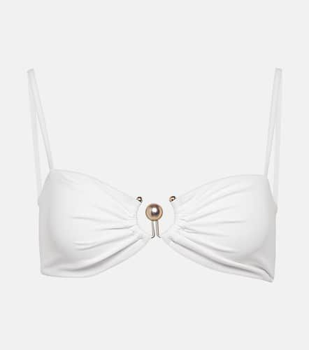 Ruched Prong bandeau bikini top - Christopher Esber - Modalova