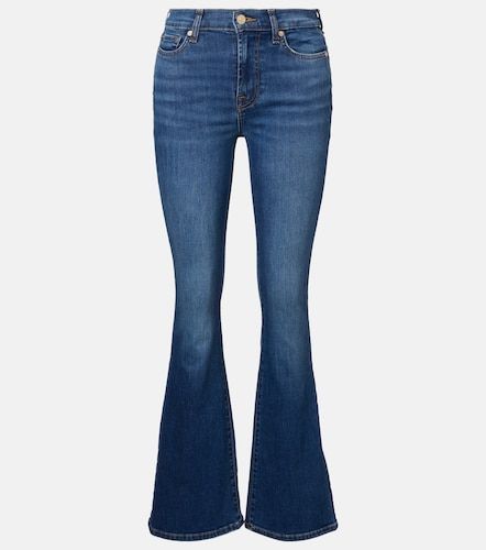 Jeans flared de tiro medio - 7 For All Mankind - Modalova