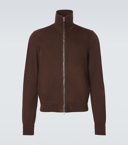 Pullover in misto lana con suede - Tom Ford - Modalova