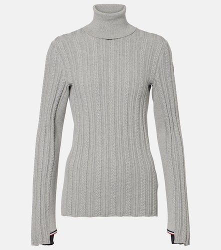 Cable-knit wool-blend sweater - Moncler Grenoble - Modalova