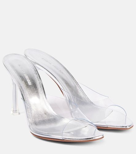 Alexa Glass 95 PVC mules - Amina Muaddi - Modalova