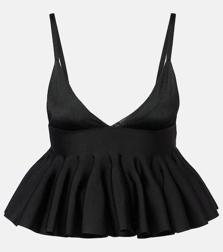 Alaa Godet bra top - Alaia - Modalova