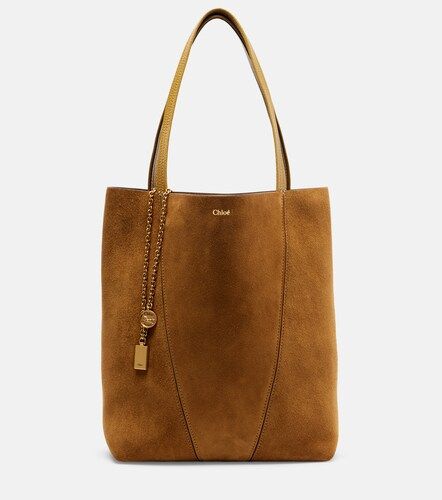 Chloé Borsa Spin Medium in suede - Chloe - Modalova