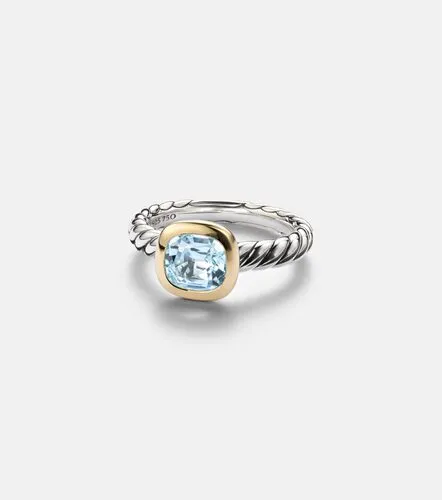 DY MercerÂ® sterling and 18kt gold ring with topaz - David Yurman - Modalova