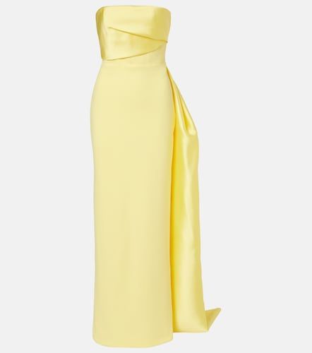 Kinsley draped strapless gown - Solace London - Modalova