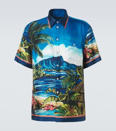 Camisa de sarga de seda estampada - Dolce&Gabbana - Modalova