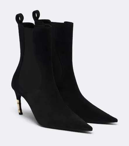 Gucci Embellished suede ankle boots - Gucci - Modalova