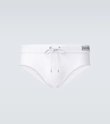 Bañador slip con logo - Dolce&Gabbana - Modalova