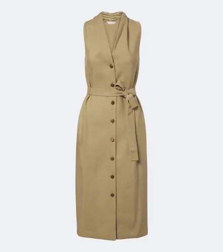 Midikleid aus Leinen und Seide - Max Mara - Modalova