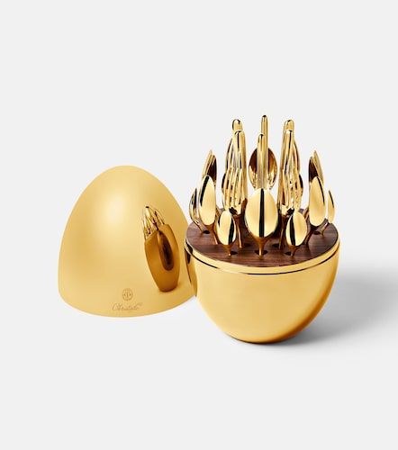 Set de cubiertos de 24 piezas Mood chapado en oro - Christofle - Modalova