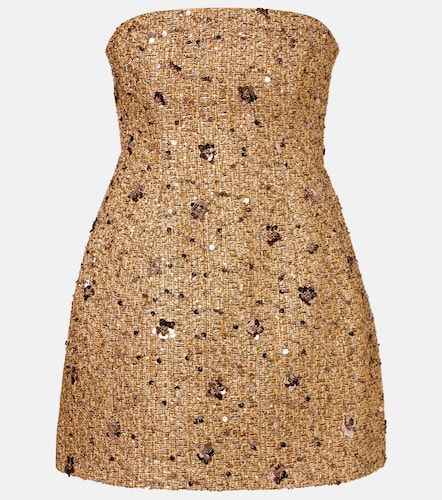 Kit sequined tweed bustier dress - Simkhai - Modalova