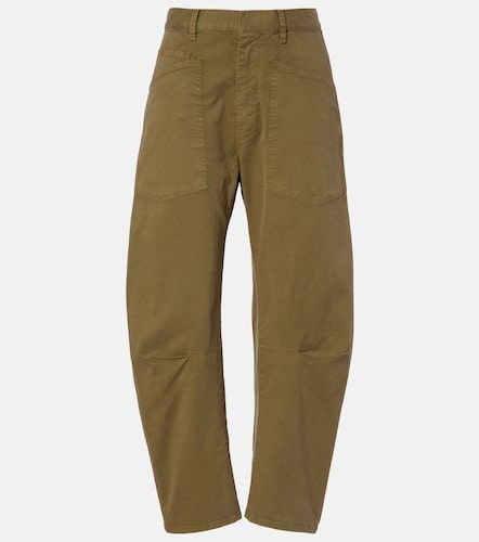 Pantalones barrel Shon de sarga de algodón - Nili Lotan - Modalova
